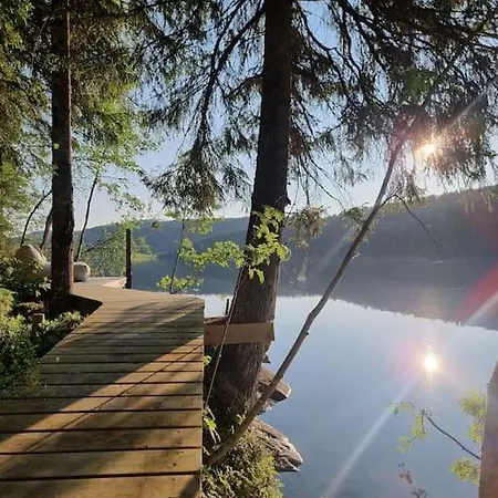 Treetop Ekne - Hytte I Skogen Med Hengebru