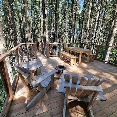 Campsite Treetop Ekne - Hytte I Skogen Med Hengebru *