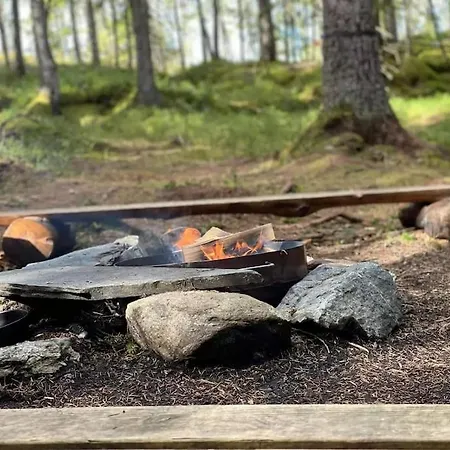 Treetop Ekne - Hytte I Skogen Med Hengebru *